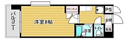 リファレンス吉塚 1Kの間取図画像