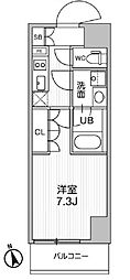 SEASONFLATS浅草言問道り 1Kの間取図画像