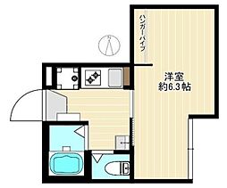 ルフィア中台 2階1Kの間取り