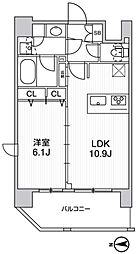 ルニック新御徒町2 4階1LDKの間取り