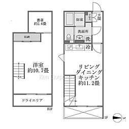 ALERO新中野II 1SLDKの間取図画像