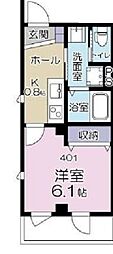 First Stage 1Kの間取図画像