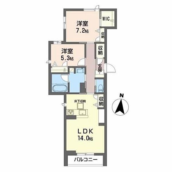 同じ建物の物件間取り写真 - ID:204004018090