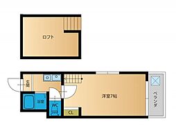 マキシム博多駅前2 1Kの間取図画像