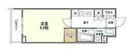 コンフォリア桜上水 1Kの間取図画像
