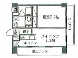 ラフィネ小竹向原 1LDKの間取図画像