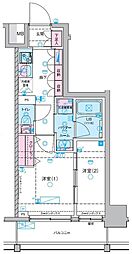 Genovia木場2 2Kの間取図画像