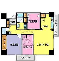 COMFORIA大宮 3LDKの間取図画像