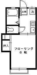 プラムビレッジ 1Kの間取図画像