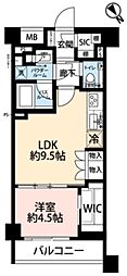 シティテラス文京小石川 1LDKの間取図画像