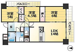 ライフ新神戸 5階