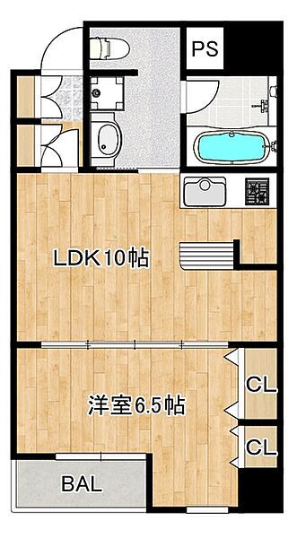 同じ建物の物件間取り写真 - ID:211047063617