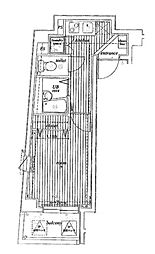 サンテミリオン目白台 1Kの間取図画像