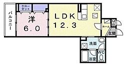 間取図画像 1LDK