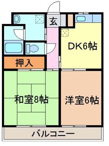 エスペランサI 202｜静岡県富士市蓼原(賃貸マンション2DK・2階・45.66㎡)の写真 その2