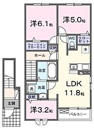 JR横浜線 橋本駅 バス11分 原宿公園西下車 徒歩3分 2階/-