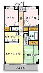 コンフォール 3LDKの間取図画像