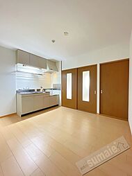 ハーベスト壱番館 4階3DKのリビング/ダイニング