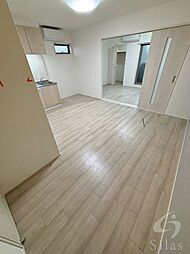 南海泉北線 深井駅 徒歩10分の賃貸アパート 3階1LDKのリビング/ダイニング