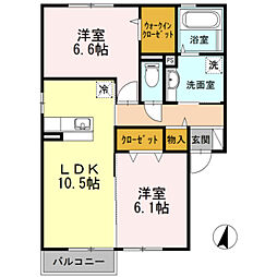 ショコラコートII 1階/-
