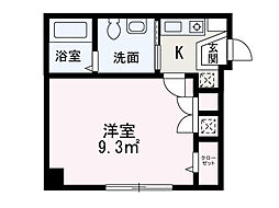 ドミール新座 1Kの間取図画像
