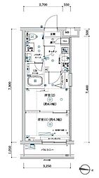 ARCOBALENO KITA-AYASE 2Kの間取図画像