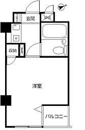 ドルフ高円寺南 ワンルームの間取図画像