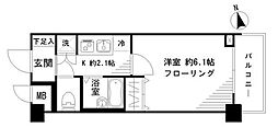 サンテミリオン目白台 1Kの間取図画像