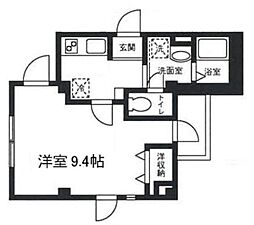 ビューノ南青山 1Kの間取図画像