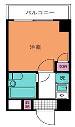 高島平ハイツ 1Kの間取図画像