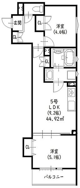 同じ建物の物件間取り写真 - ID:227078617506