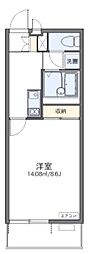レオネクストサンハイムかわなか 1Kの間取図画像