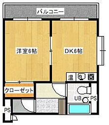 間取図画像 1DK