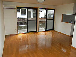 京王高尾線 めじろ台駅 徒歩7分の賃貸テラスハウス 1階3LDKのリビング/ダイニング