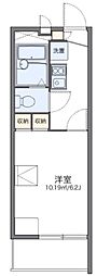 レオパレスグリーンハイツ 1Kの間取図画像