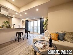 ザ・パークハビオ麻布十番 8階1LDKのリビング/ダイニング