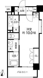 リリエンベルグ目白壱番館 1Kの間取図画像