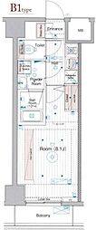 ベルグレードSKDUE 1Kの間取図画像