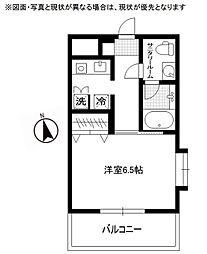 LamuzePlatinum 1Kの間取図画像