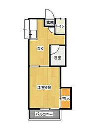 間取図画像 1DK