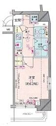 菱和パレス高輪タワー 1Kの間取図画像