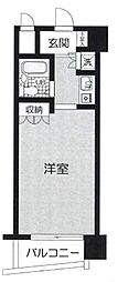 関内ロイヤルガーデン ワンルームの間取図画像