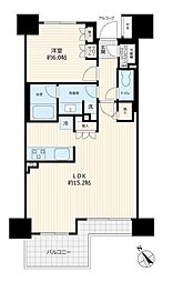 JR京浜東北・根岸線 赤羽駅 徒歩2分の賃貸マンション 10階1LDKの間取り