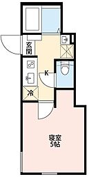 グランクオール北池袋 1Kの間取図画像