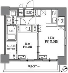 間取図画像 1LDK