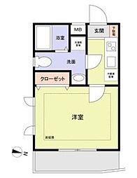 ピアコートTM練馬春日町弐番館 1階1Kの間取り