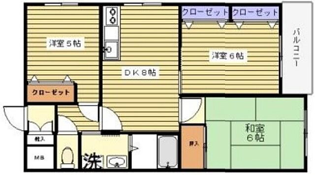 ホームズ でお部屋探し グランベールヨシダ 4階 3dk 賃料8 5万円 59 02 賃貸マンション住宅情報 物件番号 取扱い不動産会社 アエラス綾瀬店 株式会社アエラス Pr