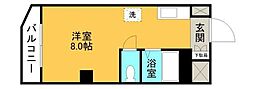 セントヒルズ目黒 ワンルームの間取図画像
