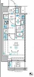蕨市中央4丁目マンション 1Kの間取図画像