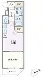 GRANPASEO門前仲町 1LDKの間取図画像